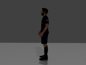 lionel messi Modelo 3D