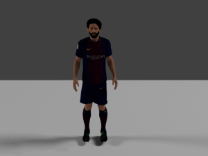 lionel messi Modelo 3D