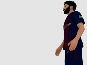 lionel messi Modelo 3D