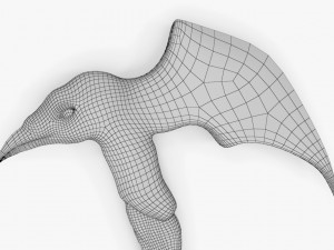 medieval viking crow axe 3D 모델