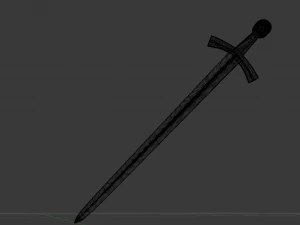 knight sword 3D Model