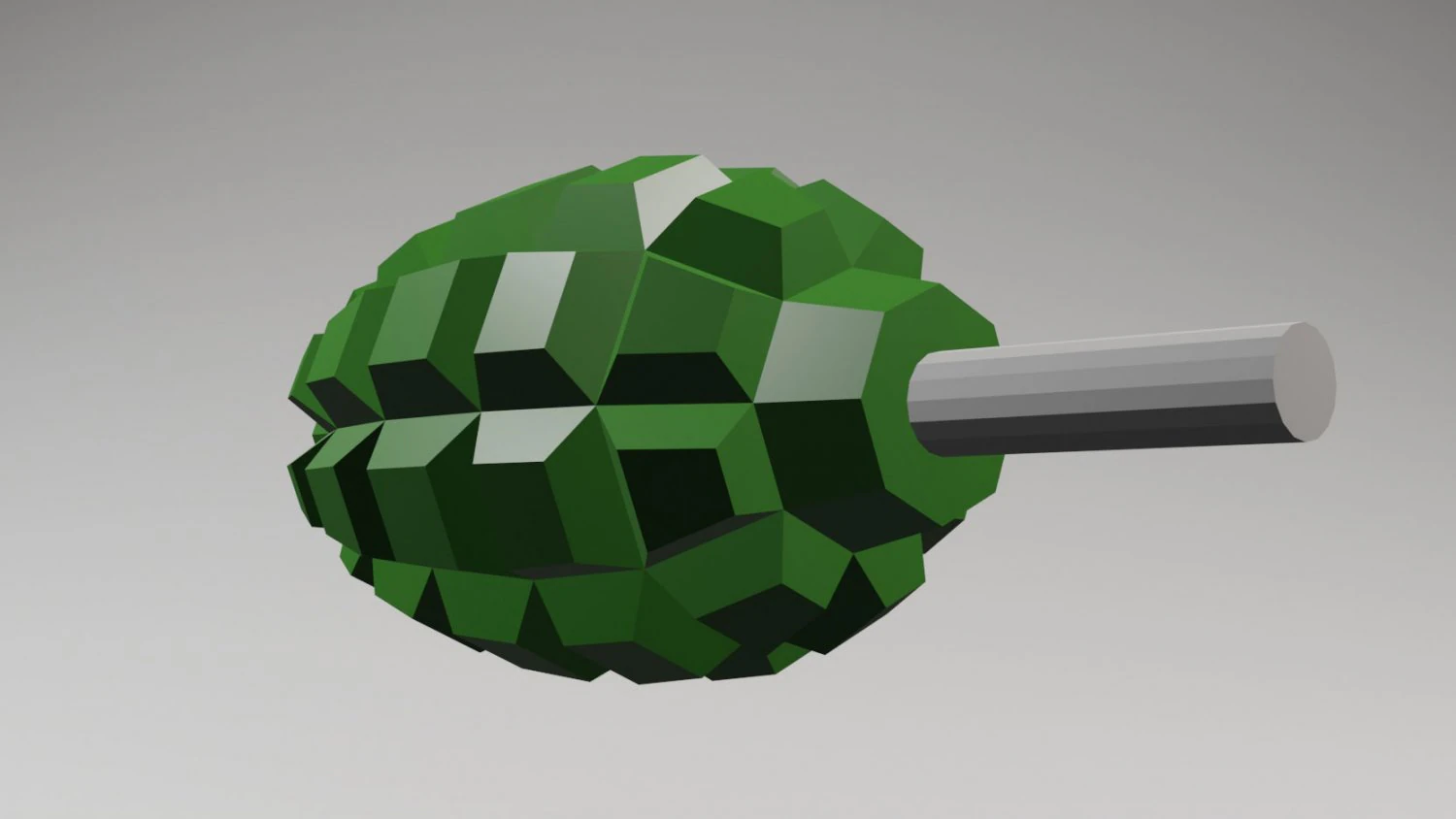 soviet-russian grenade f-1 for pepakura 3D Model .c4d .max .obj .3ds .fbx .stl .blend 