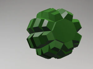 soviet-russian grenade f-1 for pepakura 3D Model