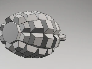 soviet-russian grenade f-1 for pepakura 3D Model