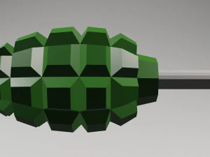 soviet-russian grenade f-1 for pepakura 3D Model