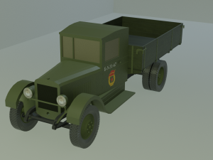 zis-5 pre-war model 3D 模型