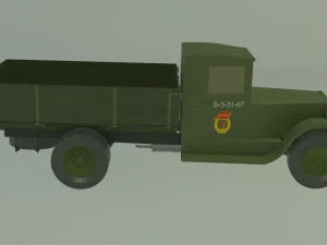 zis-5 pre-war model 3D Model