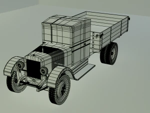 zis-5 pre-war model 3D Model
