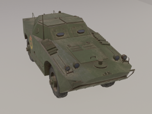 brdm-1 Modelo 3D