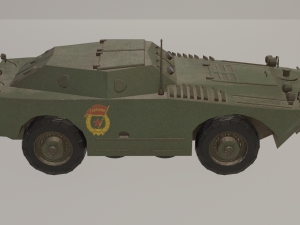 brdm-1 Modelo 3D