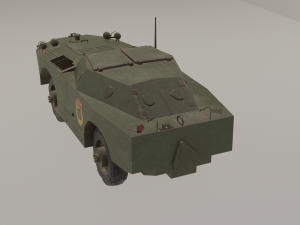 brdm-1 Modelo 3D