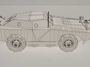 brdm-1 Modelo 3D