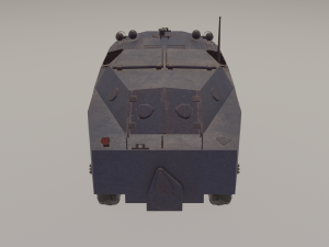 brdm-1 militia of yugoslavia 3D मॉडल