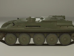 t-34t recovery vehicle version 1 3D Model
