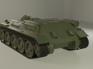 t-34t recovery vehicle version 1 3D Model