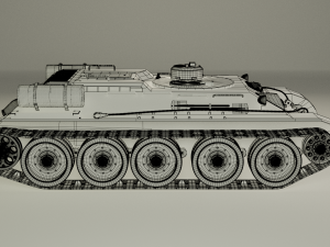 t-34t recovery vehicle version 1 3D Model
