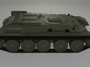 t-34t recovery vehicle version 2 Model 3D