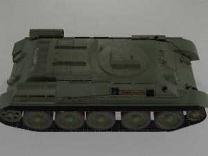 t-34t recovery vehicle version 2 Model 3D
