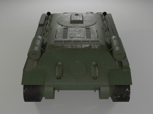 t-34t recovery vehicle version 2 Model 3D