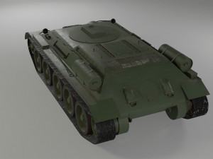 t-34t recovery vehicle version 2 Model 3D