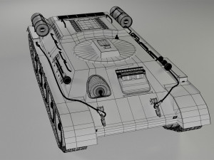 t-34t recovery vehicle version 2 Model 3D