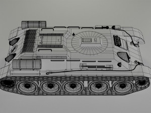 t-34t recovery vehicle version 2 Model 3D