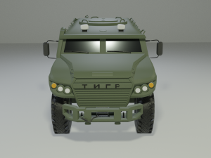 GAZ VPK-233136 Tiger 3D 모델