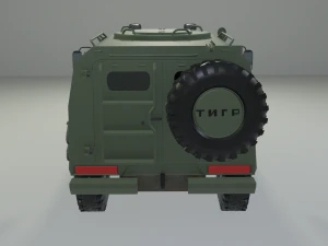 GAZ VPK-233136 Tiger 3D Model