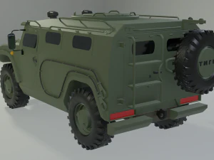 GAZ VPK-233136 Tiger 3D Model