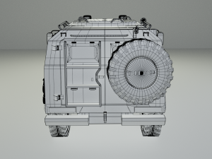 GAZ VPK-233136 Tiger 3D 모델