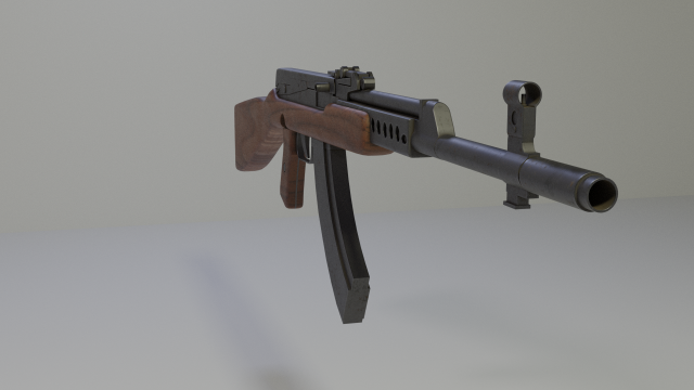 Sudaev AS-44 Model 3D .c4d .max .obj .3ds .fbx .stl .blend 
