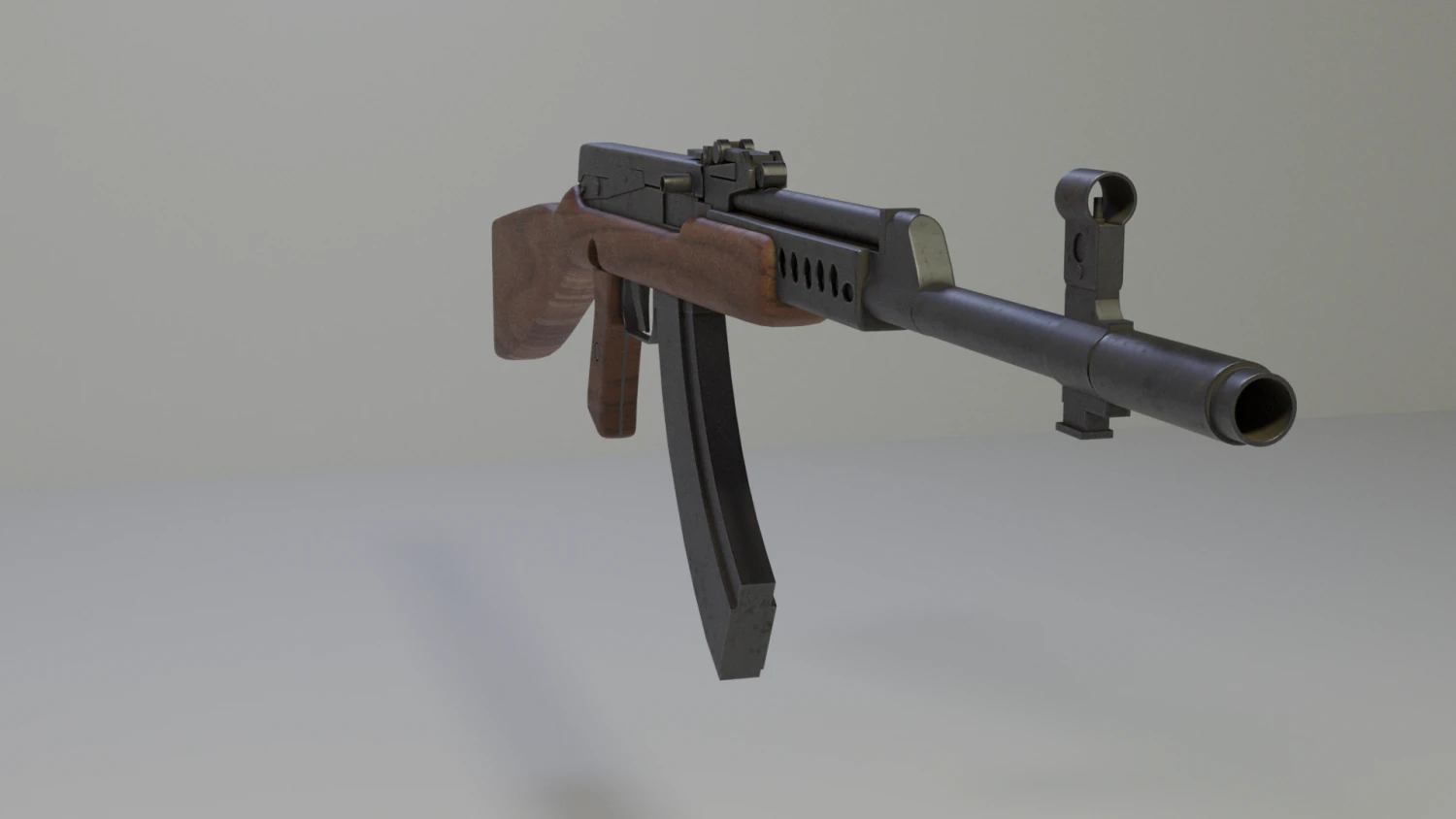 Sudaev AS-44 3D Model .c4d .max .obj .3ds .fbx .stl .blend 