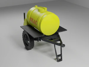 SSCB'de satılık varil içecekler 3D Model