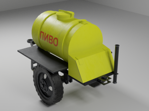 USSR barrel for sale drinks 3D Модель