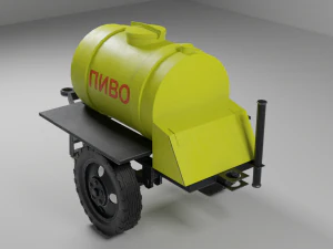 USSR barrel for sale drinks 3D Model