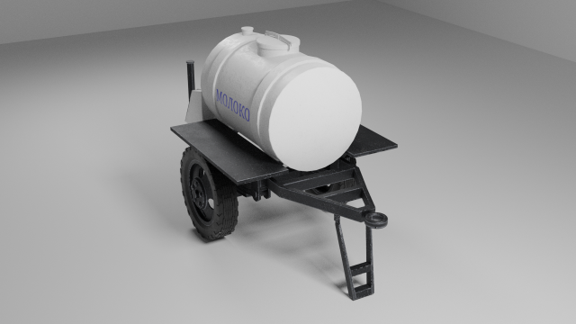 USSR barrel for sale drinks 3D Modell .c4d .max .obj .3ds .fbx .stl .blend