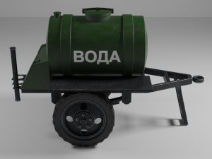 USSR barrel for drinks Modello 3D