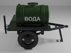 USSR barrel for drinks 3D Model