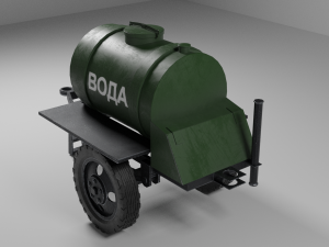 USSR barrel for drinks Modello 3D
