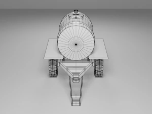 USSR barrel for drinks 3D Model