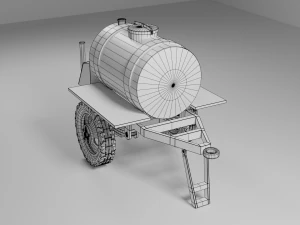 USSR barrel for drinks 3D Model