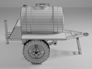 USSR barrel for drinks 3D Model