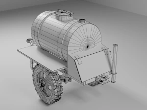USSR barrel for drinks 3D Model
