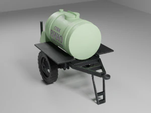 소련 음료수 배럴 3D 모델