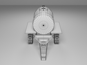 USSR barrel for sale drinks 3D Model