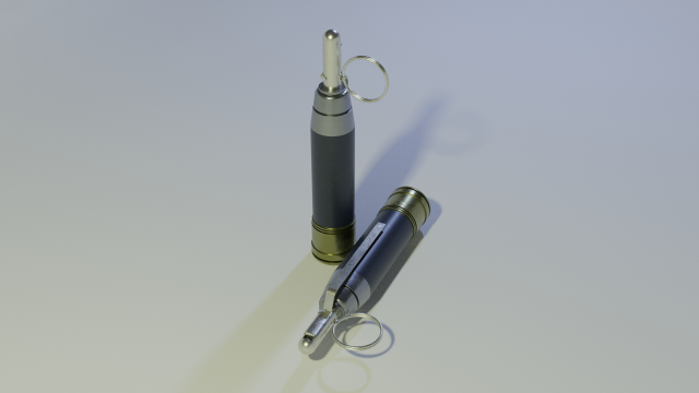 Grenade-khattabka VOG-17 3D Model .c4d .max .obj .3ds .fbx .stl .blend 