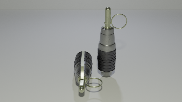 Grenade-khattabka VOG-25P Modello 3D .c4d .max .obj .3ds .fbx .stl .blend 