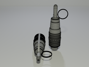 Grenade-khattabka VOG-25P Modello 3D