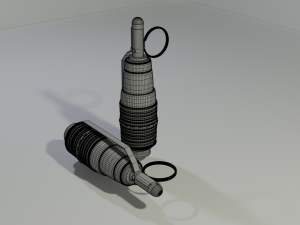 Grenade-khattabka VOG-25P Modello 3D