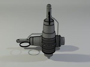 Grenade-khattabka VOG-25P Modello 3D